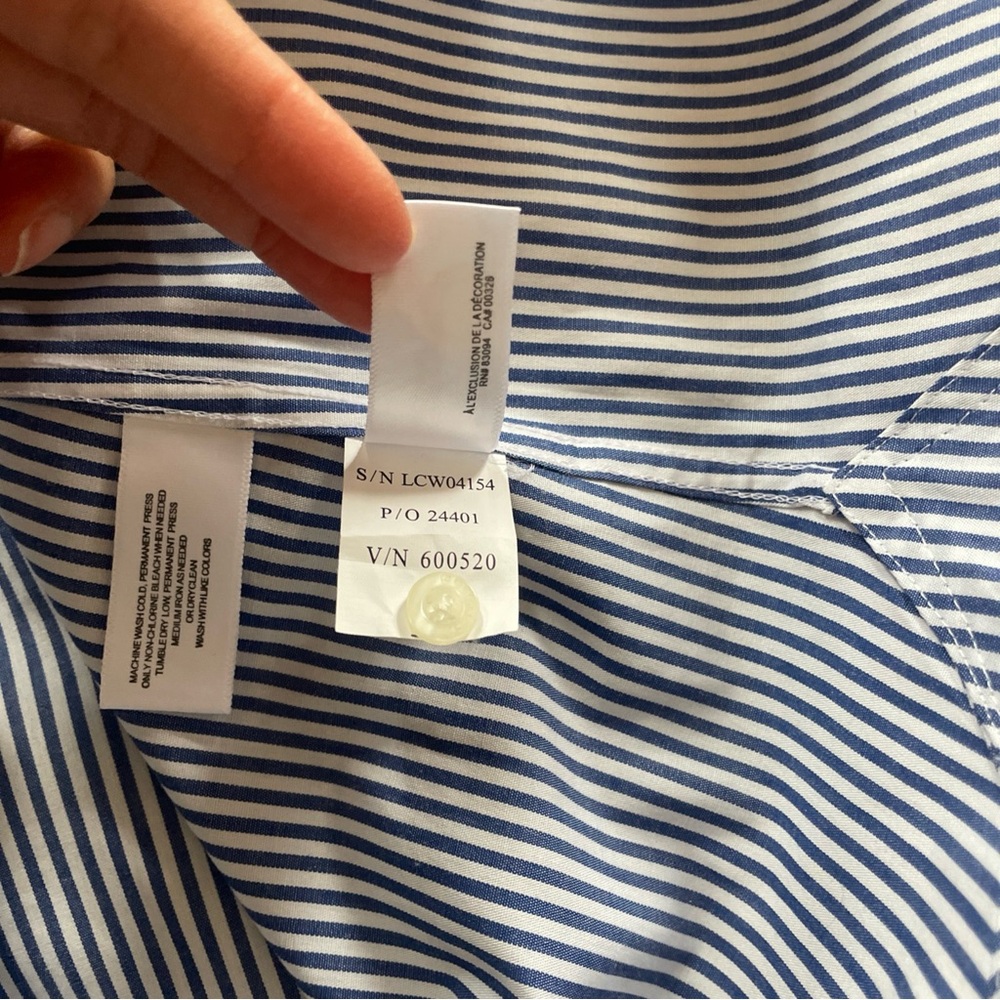 Cutter & Buck Women’s XL Florida Gators Button Down Blouse Pin Striped Embroider - Picture 8 of 14